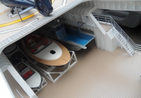 custom made model of 63m cargo yacht